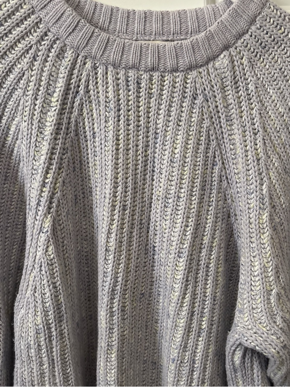 Universal Thread Light Lavender Ribbed Knit Sweater - Picture 2 of 5